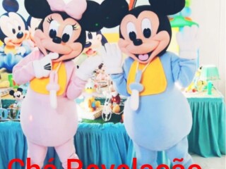 Cha revelacao Mickey e Minnie Baby personagens vivos cover Tatuap Servicos para festas infantis e eventos no [***] 