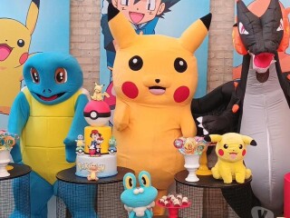 Pokemon cover turma Pikachu personagens vivos Carro Servicos para festas infantis e eventos no [***] 