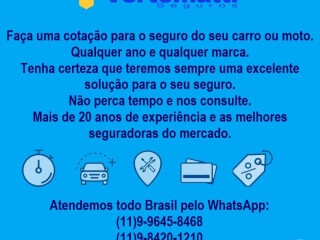 Faca uma cotaco para o seguro do seu carro So Bernardo do Campo Servicos especializados no [***] 