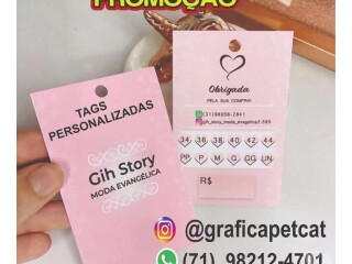 Tags Personalizadas Voc trabalha com roupas ou bijuterias Centro de Salvador Servicos especializados no [***] 