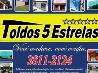 TOLDOS 5 ESTRELAS Ipu Ipua SP Servicos especializados no [***] 