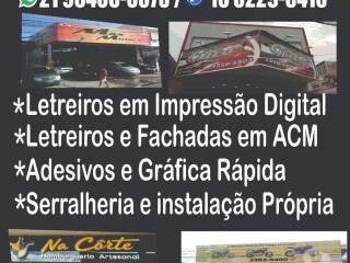 Letreiros em geral fabricamos em impresso digital e ACM Sorocaba SP Servicos especializados no [***] 