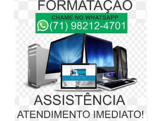 Formataco computador a domiclio em Salvador Centro de Salvador Assistncia tcnica e conserto de eletrnico no [***] 