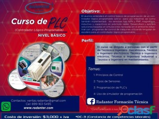 Curso de plc básico, intermedio y avanzado en Reynosa | Clasf formacion-y-libros