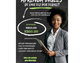 Converse em inglês com professor particular! Online Bela Vista - Aulas de inglês e cursos de idiomas 