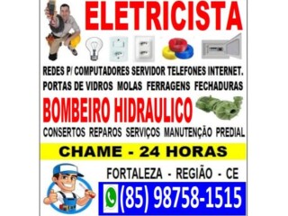 ELETRICISTA FORTALEZA 24 HORAS [***] Fortaleza Cidade - Pintor de parede e reformas 